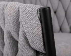 Стул барный DOBRIN LEON (серая ткань (LAR 275-17))