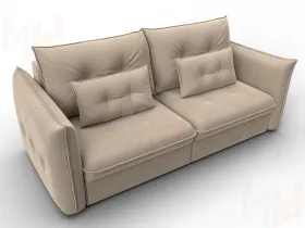 Диван прямой Лига-100 НПБ ( SEVEN 729 бежевый )