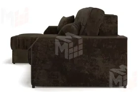 Угловой диван-кровать Лас-Вегас Коричневый левый