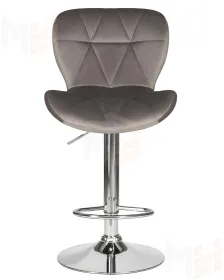 Стул барный DOBRIN BARNY (серый велюр (MJ9-75))