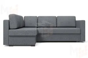 Угловой Диван Джессика 2 серый (левый)