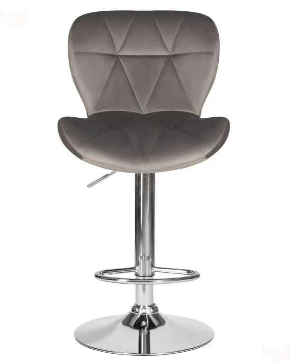 Стул барный DOBRIN BARNY (серый велюр (MJ9-75))