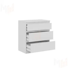 Комод Кастор 3 ящика белый