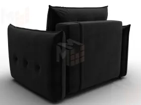 Кресло Лига-100 НПБ ( SEVEN 35 черный )