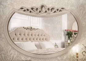 Зеркало Мокко ППУ для туалетного столика бежевый
