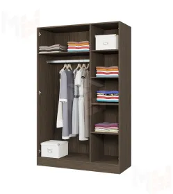 Шкаф Леси 3-х створчатый (венге/дуб) без зеркал