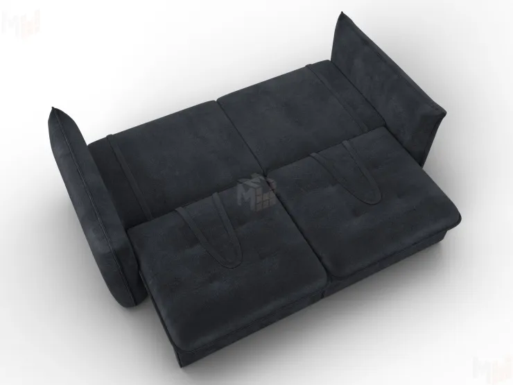 Диван прямой Лига-100 НПБ ( TOWER 11 темно-серый )