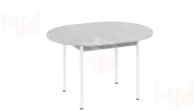 Стол обеденный раздвижной Терра Белый, Ателье светлый