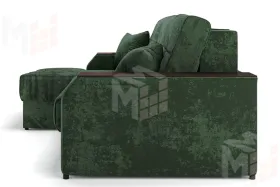 Угловой диван-кровать Лас-Вегас Зеленый левый