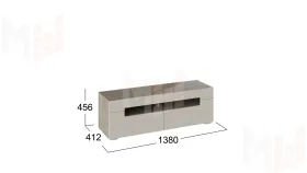 Тумба для ТВ Фьюжн - ТД-260.03.12 Бежевый, Дуб Сонома трюфель