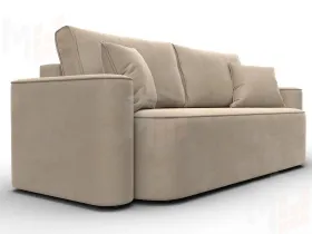 Диван прямой Лига-118 НПБ ( SEVEN 729 бежевый )