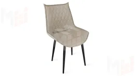 Стул Фэнди К1С  Черный муар, Велюр Confetti Smoke