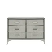 Комод Leset Кассио 6 ящ. (Серый/Серый)