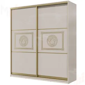 Шкаф-купе Премиум (стекло лакобель с печатью) 1,6 м (вариант 2)