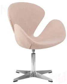 Кресло дизайнерское DOBRIN SWAN (бежевая ткань IF1)