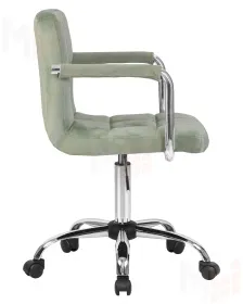 Офисное кресло для персонала DOBRIN TERRY (мятный велюр (MJ9-87))