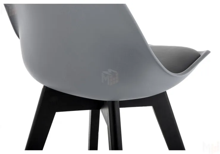 Стул деревянный Bonus dark gray / black