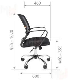 Кресло офисное CHAIRMAN 698 Chrome