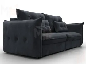 Диван прямой Лига-100 НПБ ( TOWER 11 темно-серый )