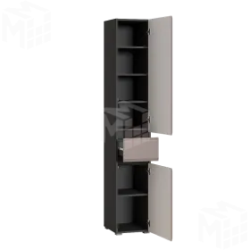 Шкаф с ящиком Сидней 13.202 Капучино/Антрацит