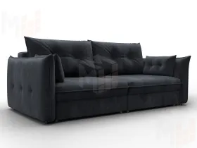 Диван прямой Лига-100 НПБ ( TOWER 11 темно-серый )