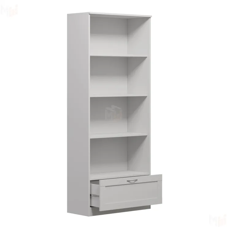 Стеллаж Сириус 78*190 см 1 ящик (белый)