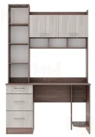 Компьютерный стол ПКС-5  Шимо темный-Шимо светлый