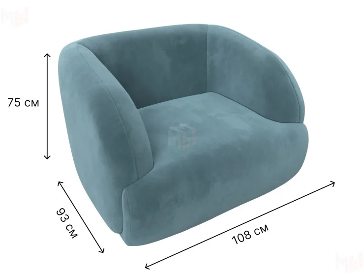 Кресло Лига-041 ( Бирюзовый )