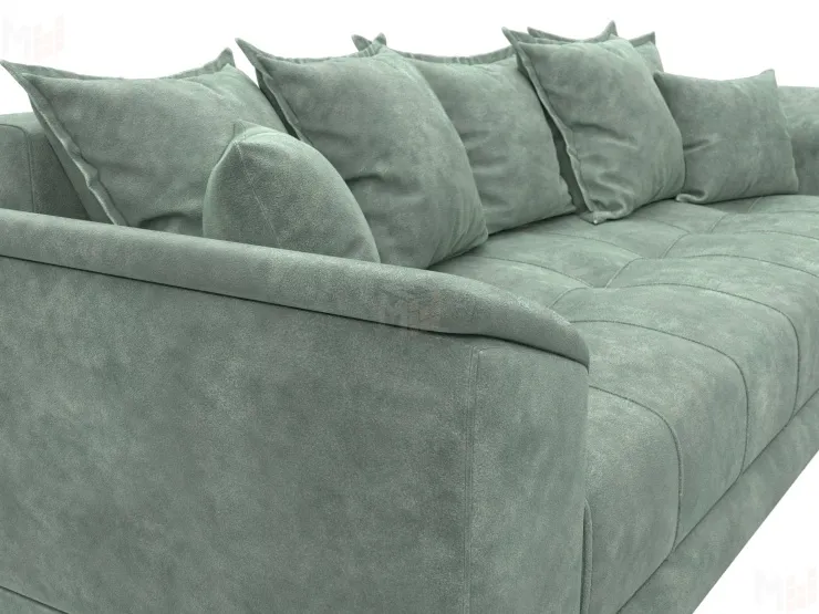 Диван прямой НордСтар НПБ ( BRUT 08 зеленый )