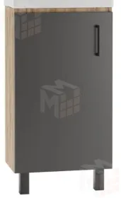 Тумба под умывальник "Фостер 45" Craft без ящика Домино