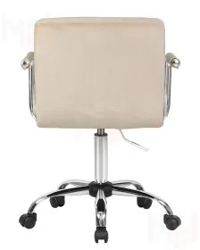 Офисное кресло для персонала DOBRIN TERRY (бежевый велюр (MJ9-10))