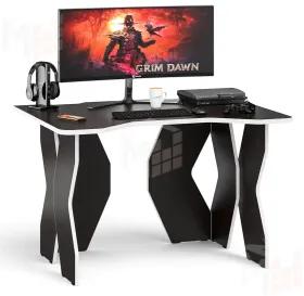 Стол компьютерный СК-6 венге/кромка белая