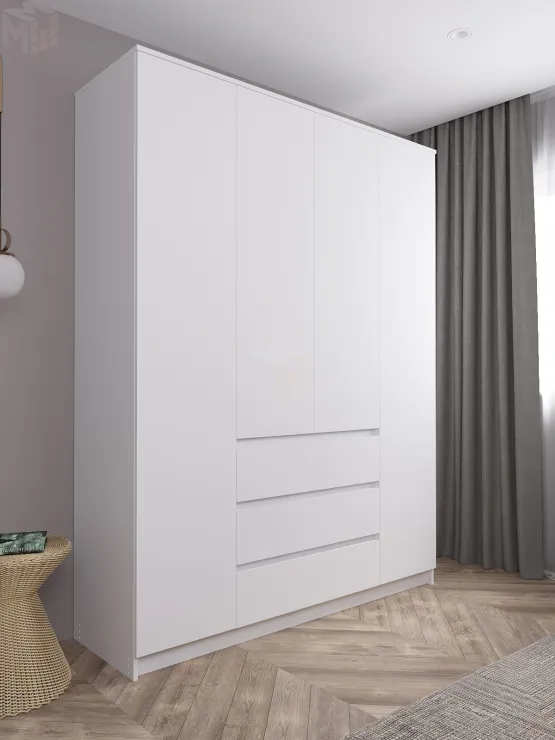 Шкаф Мори 1600.1 белый