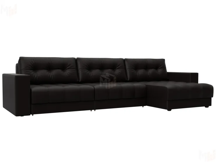 Диван угловой с декором Лига-049 НПБ Лонг