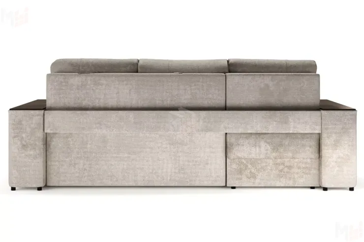 Угловой диван-кровать Лас-Вегас Бежевый левый