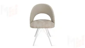 Стул Гэтсби К3 Белый матовый, Велюр Confetti Smoke