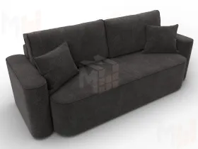 Диван прямой Лига-118 НПБ ( LAIM 10 темно-коричневый )