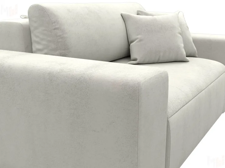 Кресло Лига-036 НПБ ( TOWER 01 молочный )