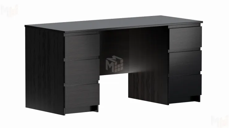 Стол письменный Кастор 6 ящиков венге