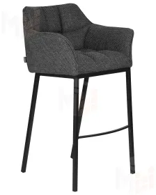 Стул барный DOBRIN LUCAS (серая ткань (F-22))
