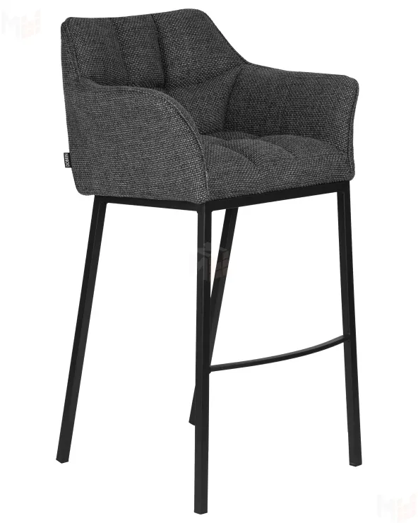 Стул барный DOBRIN LUCAS (серая ткань (F-22))
