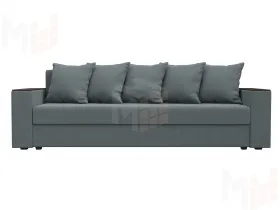 Диван прямой Дубай Лайт полки слева ( Серый )