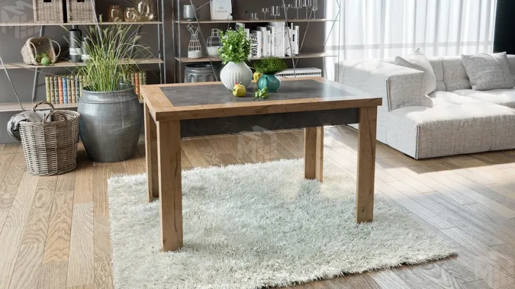 Стол раздвижной Хьюстон Тип 4 Дуб Вотан, Моод темный