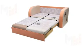 Детский диван Кот и Пес