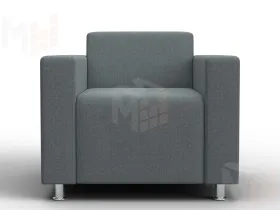 Кресло Лига-093 ВН ( Амур 07 серый )