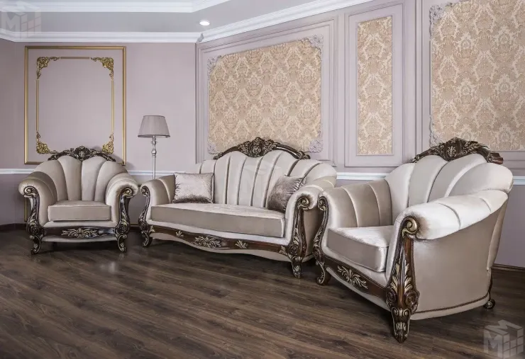 Кресло Марселла корень дуба глянец