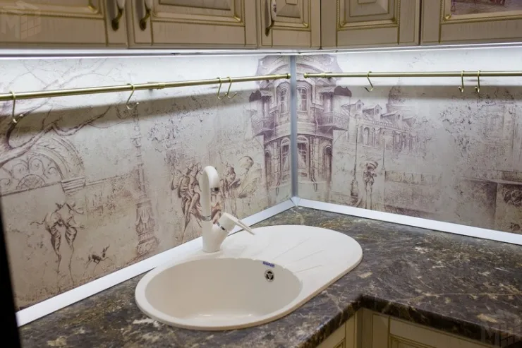 Кухня Флоренция столешница Королевский опал темный 38 мм