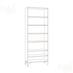 Шкаф  витрина Валенсия 13.217.01