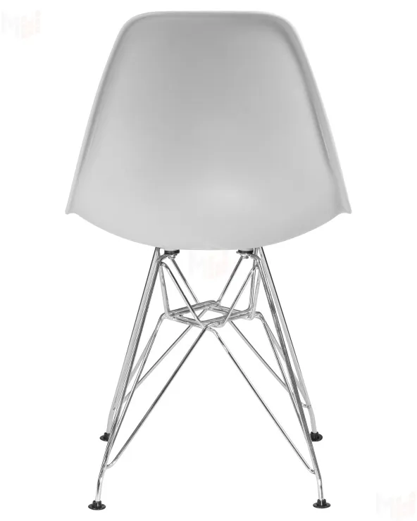 Стул обеденный DOBRIN DSR (ножки хром, цвет светло-серый (GR-01))