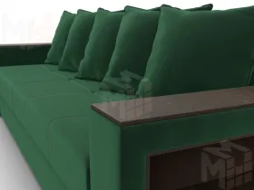 Диван прямой Дубай Лайт ( Зеленый )